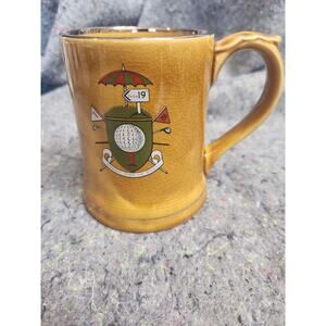 Vintage Wade Irish Porcelain Golf Tankard 19th Hole Wade Ireland